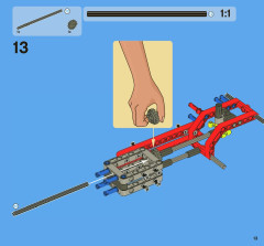 LEGO 8081 instructions page 13 – build guide