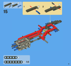 LEGO 8081 instructions page 15 – build guide