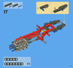 LEGO 8081 instructions page 17 – build guide