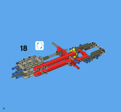 LEGO 8081 instructions page 18 – build guide