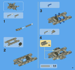 LEGO 8081 instructions page 19 – build guide