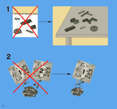 LEGO 8081 instructions page 2 – build guide