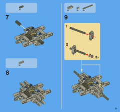 LEGO 8081 instructions page 21 – build guide