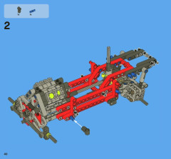 LEGO 8081 instructions page 40 – build guide