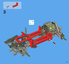 LEGO 8081 instructions page 41 – build guide