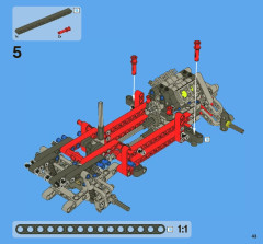 LEGO 8081 instructions page 43 – build guide