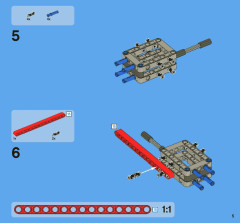 LEGO 8081 instructions page 5 – build guide