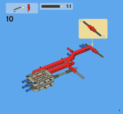 LEGO 8081 instructions page 9 – build guide