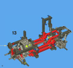 LEGO 8081 instructions page 10 – build guide