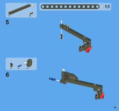 LEGO 8081 instructions page 45 – build guide