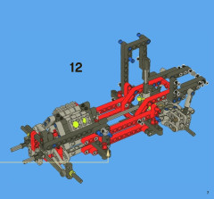 LEGO 8081 instructions page 7 – build guide