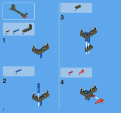 LEGO 8081 instructions page 2 – build guide