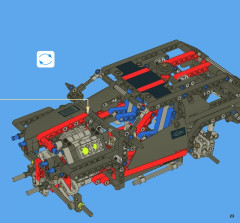 LEGO 8081 instructions page 23 – build guide
