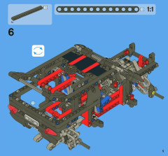 LEGO 8081 instructions page 5 – build guide