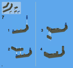 LEGO 8081 instructions page 6 – build guide