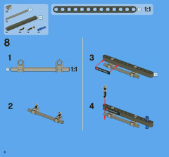 LEGO 8081 instructions page 8 – build guide