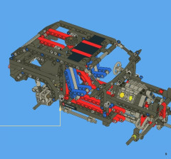 LEGO 8081 instructions page 9 – build guide