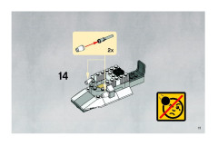 LEGO 8083 instructions page 11 – build guide