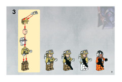 LEGO 8083 instructions page 3 – build guide