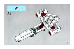 LEGO 8085 instructions page 37 – build guide