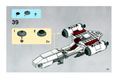 LEGO 8085 instructions page 45 – build guide