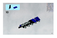 LEGO 8086 instructions page 21 – build guide