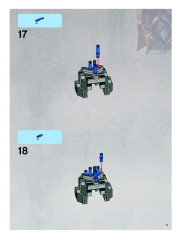 LEGO 8087 instructions page 11 – build guide