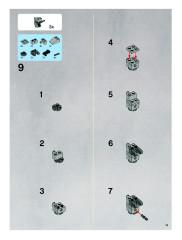 LEGO 8087 instructions page 19 – build guide