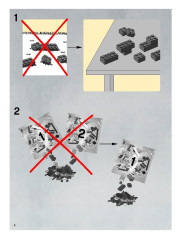 LEGO 8087 instructions page 2 – build guide