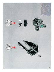 LEGO 8087 instructions page 3 – build guide