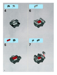 LEGO 8087 instructions page 6 – build guide