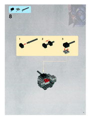 LEGO 8087 instructions page 7 – build guide