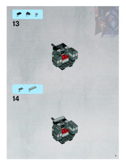 LEGO 8087 instructions page 9 – build guide
