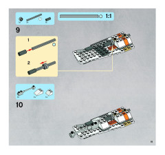 LEGO 8089 instructions page 19 – build guide