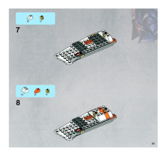 LEGO 8089 instructions page 25 – build guide