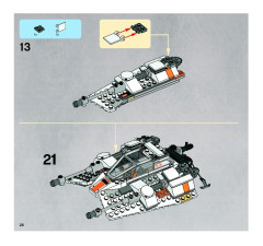 LEGO 8089 instructions page 28 – build guide