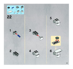 LEGO 8089 instructions page 49 – build guide