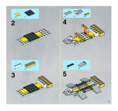 LEGO 8089 instructions page 5 – build guide