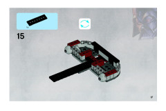 LEGO 8091 instructions page 17 – build guide