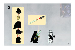 LEGO 8091 instructions page 3 – build guide