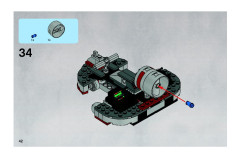 LEGO 8091 instructions page 42 – build guide