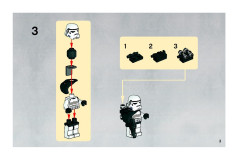 LEGO 8092 instructions page 3 – build guide