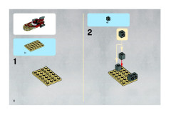 LEGO 8092 instructions page 6 – build guide