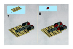 LEGO 8092 instructions page 9 – build guide