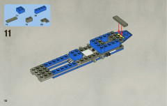 LEGO 8093 instructions page 12 – build guide