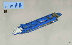 LEGO 8093 instructions page 17 – build guide