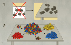 LEGO 8093 instructions page 2 – build guide