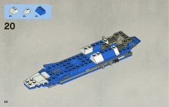 LEGO 8093 instructions page 22 – build guide