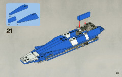 LEGO 8093 instructions page 23 – build guide