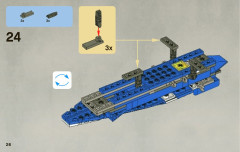 LEGO 8093 instructions page 26 – build guide